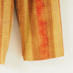 ぺたぺた木版更紗のワイドパンツ 6枚目の画像