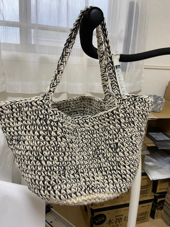 ハンドメイド麻紐バック Amazon.co.jp: ハンドメイド 麻ひも 麻紐バック 麻ひもバッグ 夏