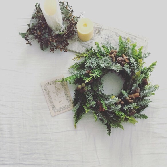 クリスマスリース a wreath for christmas 2015 1枚目の画像