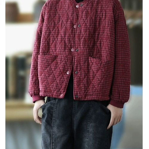 薄手 Y’s チェック ショールカラー ジャケット コットン 2 チェック柄ダブルジャケット ジャケット チェック柄 ダブル