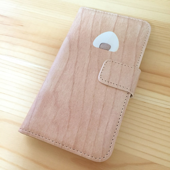Onigiri iPhone手機殼（筆記本類型/木質風格） 第5張的照片