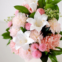 【仏花】清楚なプチホルンメインのお供え花【供花】 2枚目の画像