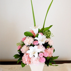 【仏花】清楚なプチホルンメインのお供え花【供花】 3枚目の画像