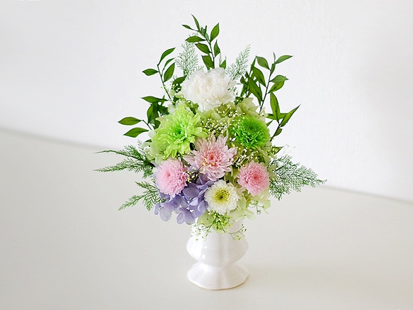 【仏花】再販5＊柔らかパステルな鮮やか仏花【供花】 5,577円
