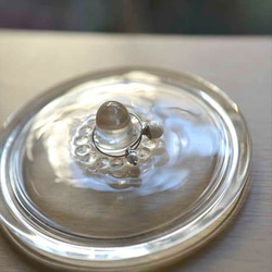 リング（指輪）：コットンパール スノー 2枚目の画像