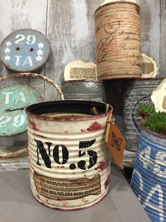 リメイク缶アンティークブラシ男前系メタルコンポジット RX-78-02