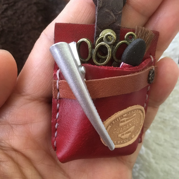 ハンドメイド ミニチュア 美容師さん シザーバック バック