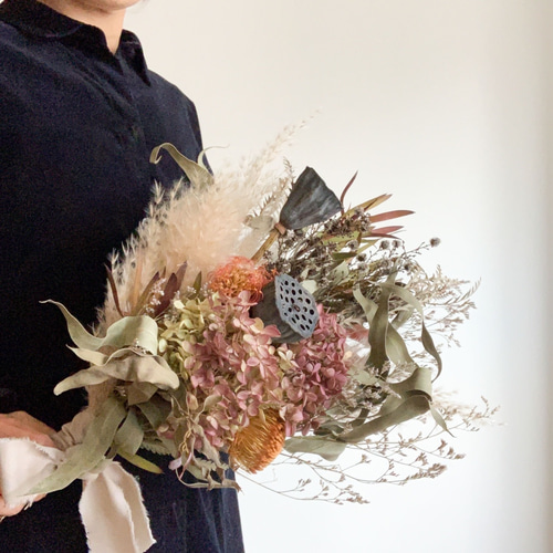 2.秋色水無月スワッグ 2.秋色水無月スワッグ