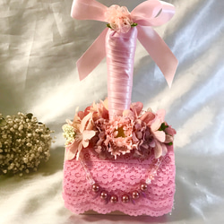 ピンクのミニコロコロクリーナー〜お花畑のドレスのようなお掃除グッズ〜 4枚目の画像