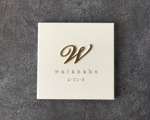 真鍮イニシャルプレート オーダーページ 真鍮イニシャルプレート オーダーページ