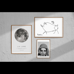 【0080】アートポスター　Pablo Picasso, Le petit cochon　モノトーン 北欧 5枚目の画像