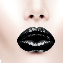 【0252】アートポスター　 Black Lip Print, シンプル　ファッション　北欧　海外インテリア 8枚目の画像