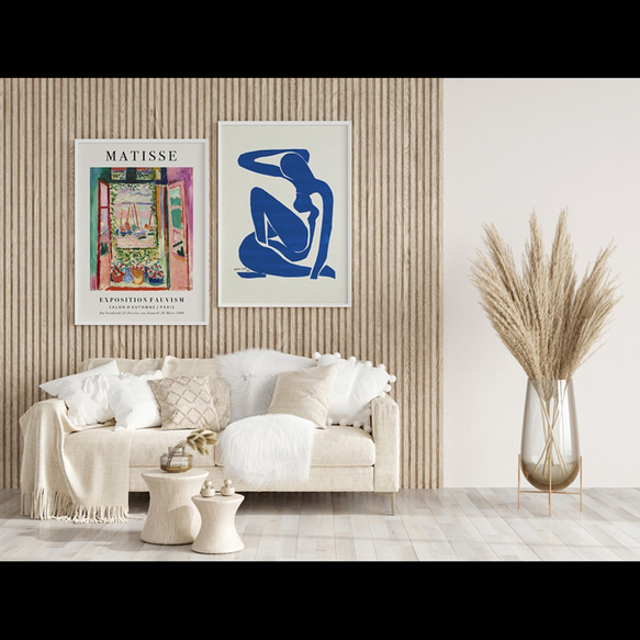 【0604】アートポスター　Henri Matisse Exhibition Poster　マティス　北欧 5枚目の画像