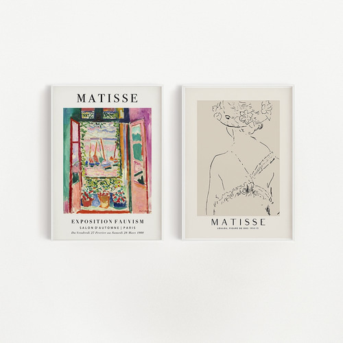 0605】アートポスター Henri Matisse Portrait Drawing Art マティス