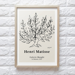 【0602】アートポスター　Henri Matisse Le Buisson 北欧　マティス　木 1枚目の画像
