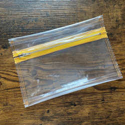 お菓子の袋みたいなビニールポーチ　ギフト袋としても◎ PVC クリアポーチ 3枚目の画像