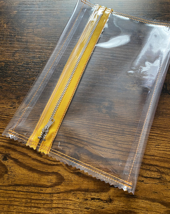 お菓子の袋みたいなビニールポーチ　ギフト袋としても◎ PVC クリアポーチ 5枚目の画像