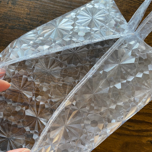 ティッシュカバー箱なしタイプ専用〈小さめサイズ〉【クリスタル】PVC