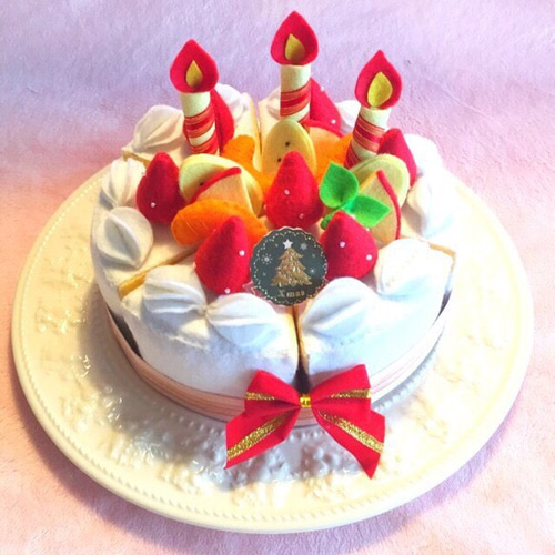 フェルト ままごと クリスマスケーキ おもちゃ・人形 SARA 通販