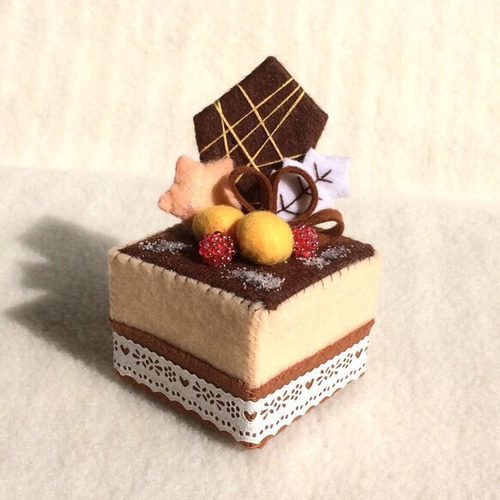 フェルト ままごと ブッシュドノエル クリスマスケーキ その他置物