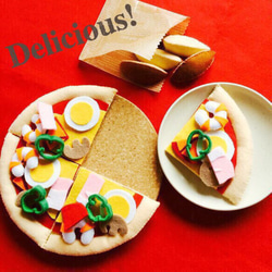 34 フェルトままごとピザ屋さんオーダーページ