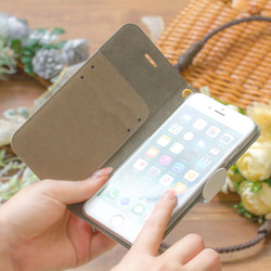 [附相機孔] 適用於 iPhone/Android 的 Gerbera Olive [翻蓋式智慧型手機外殼] Xperia Ga 第9張的照片