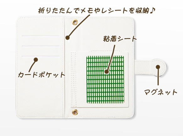 Android的iPhone與非洲菊青金石都[鏡面手帳式手機殼]兼容 第2張的照片