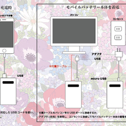 【全10色＊銀蓮花＊】行動電源【可選顏色♪】 第5張的照片