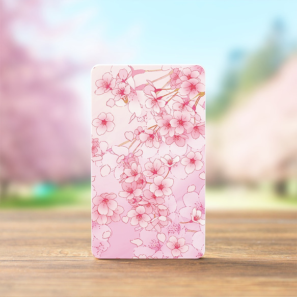 【Hanayukiモバイルバッテリー】桜ピンク【大容量タイプ選択可能】 2枚目の画像