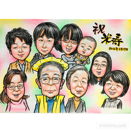 ✨似顔絵ご注文承ります✨スタンダードver イラスト 似顔絵ショップ 