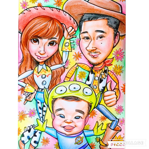 ✨似顔絵オーダー 承ります✨ 古き