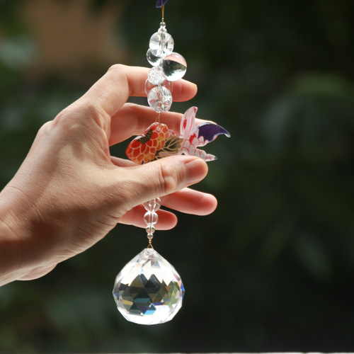 泡ぶく金魚サンキャッチャー サンキャッチャー 龍沙迩庵（ローシャニー