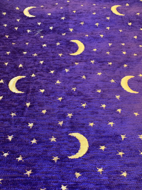 トルコ生地シェニール織　月星　ホットピンク 2枚目の画像