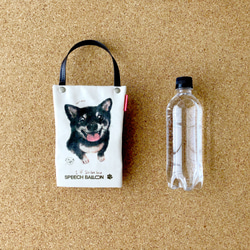[柴犬/黑芝] 塑膠瓶架、散步袋、冷藏袋可包裝也可當禮物♪ 第3張的照片