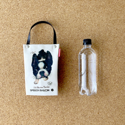 【波士頓梗】塑膠瓶架、散步袋、冷藏袋可包裝也可當禮物♪ 第3張的照片