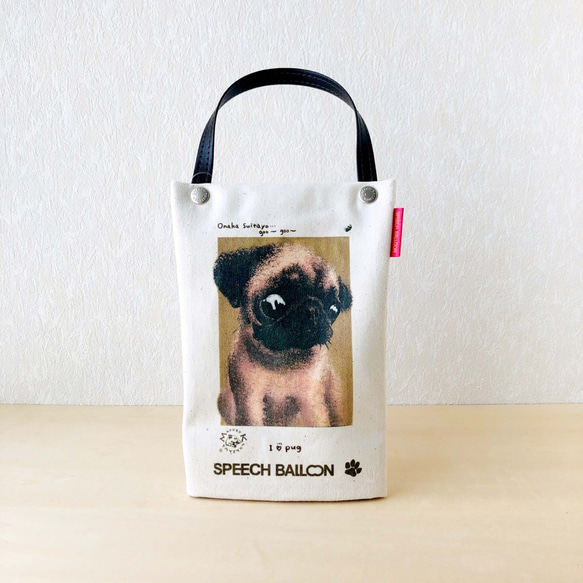 [哈巴狗] 塑膠瓶架 散步包 [冷藏袋]  可包裝  非常適合作為禮物♪ 第2張的照片