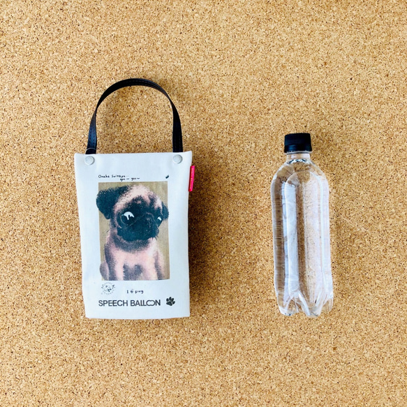 [哈巴狗] 塑膠瓶架 散步包 [冷藏袋]  可包裝  非常適合作為禮物♪ 第3張的照片