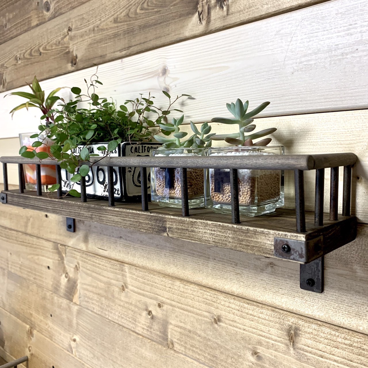 ☆再販×14☆おしゃれな飾り棚♪選べる2カラー♪ウォールシェルフ《バルコニー サイズL》収納棚 壁面収納 かわいい