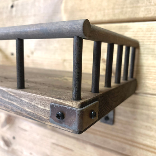 専用♡　２段ウォールシェルフ　ハンドメイド 1_7306bc3dc41b0104849885a76d51