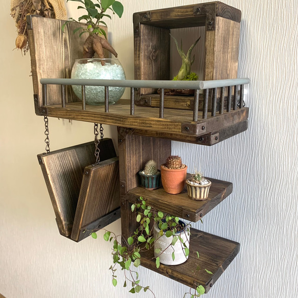 ウォールシェルフ 10連フック付 エボニーカラー】 楽天市場】フック