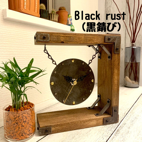 東京時計　 置時計 木製 茶色 装飾的な文字盤 Amazon.co.jp: ottostyle.jp 木製 両面掛け時計 電波時計 壁掛け