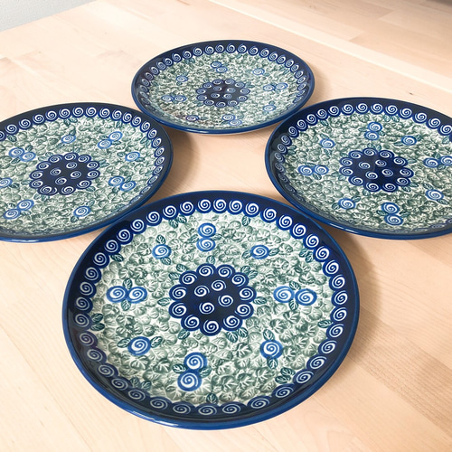 ポーランド食器 セラミカ 2枚セット 中皿 大皿 ポーリッシュポタリー