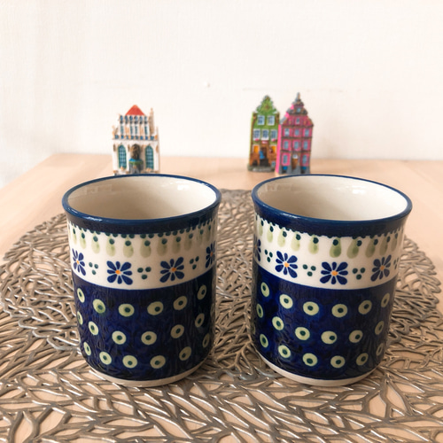 ♢﻿ボレスワヴィエツ♢﻿ポーリッシュポタリー ポーランド食器 湯呑み2