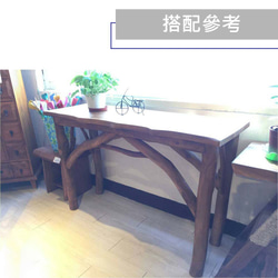 【ジディシティチーク家具】荒野風エントランステーブルダイニングテーブルテーブルワークテーブルEFAOT039 2枚目の画像
