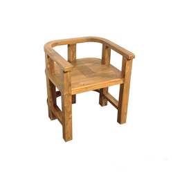 【吉迪市柚木家具】柚木時尚造型休閒椅 ETCH001 餐椅 復古 簡約 鄉村 實木質感 第1張的照片