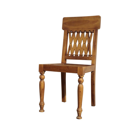 【吉迪市柚木家具】復古典雅造型餐椅 休閒椅 椅子 靠背 餐廳  ETCH014A 第1張的照片