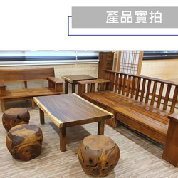 【吉迪市柚木家具】柚木饅頭桌 PP520A 桌子 椅子 花台 置物 復古 展示台 第3張的照片