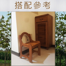 【吉迪市柚木家具】柚木圓背造型矮凳 椅凳 小孩椅 孩童椅 椅子 RPCH005 第2張的照片