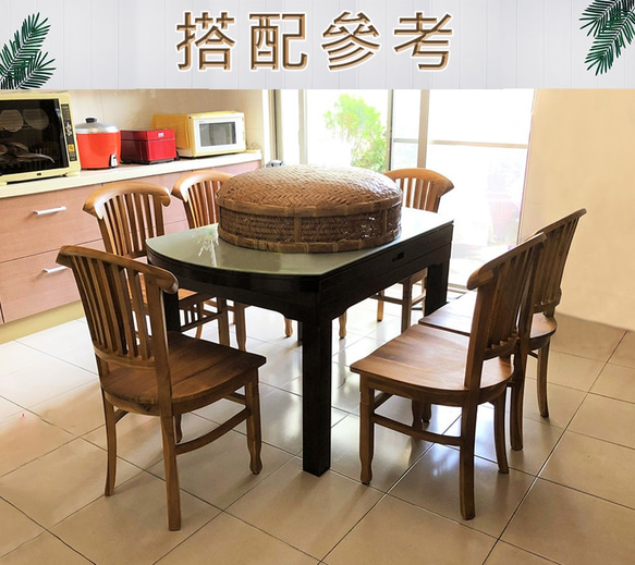 【吉迪市柚木家具】柚木條狀弧形椅背休閒椅 餐椅 RPCH025 客廳 椅子 靠背 第4張的照片