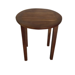 【ジディシティチーク家具】チークラウンドテーブルRPNA015サイドテーブルとスタイルテーブル棚ピクニックテーブル 1枚目の画像